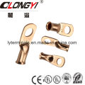 Shinning Plating Copper Cable Lugs Copper Tube Ring Crimp Solder Terminals Manufactory
